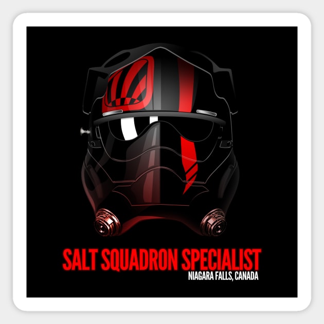 Salt Squadron Specialist Sticker by DavidWhaleDesigns